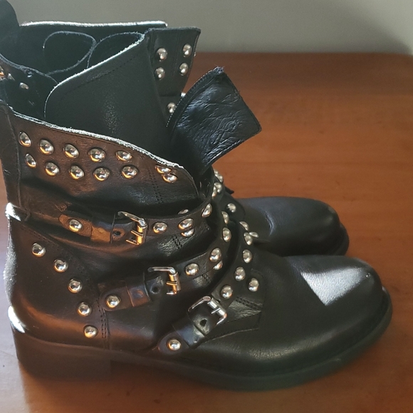 Steve Madden leather black booties, Made in Italy - Picture 6 of 6